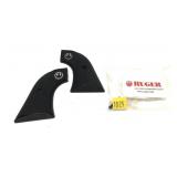 Ruger Black Checkered Grips, marked AB4