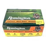 Box of 12 Ga. 3" No. 5 Remington turkey loads,
