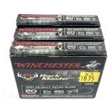 x3- Boxes of 20 Ga. 2.75" Winchester Rack Master