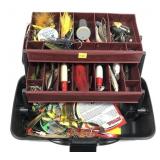 Flambeau tackle box with contents includes