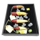 Lot, 4 vintage South Bend lures