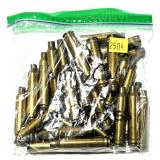 Bag of 7mm REM Mag brass marked 17 pcs.