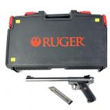 Ruger Mark IV Target Satin Stainless -.22 LR.