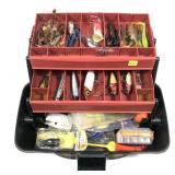 Flambeau tackle box with contents includes