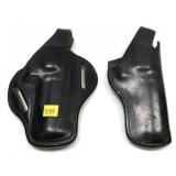 Lot: 2- Bianchi Leather Holsters S&W K #5B and