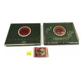 Lot: Vintage Lucky Strike Cigarette tins and