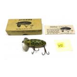 Vintage Fred Arborgast Jitterbug lure with box