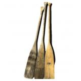 Lot: 3- Oars