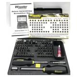 Wheeler Deluxe Gunsmithing screwdriver set, in