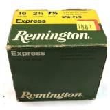 Box of 16 Ga. 2.75" No. 7.5 Remington Express