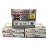 x5- Boxes of 20 Ga. 2.75" rifled hollow point