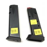 Lot: 2- 9mm Magazines