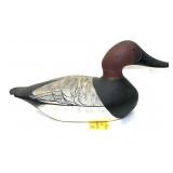 Canvasback Drake Carved Wooden Decoy, ca. 1950,