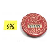 1918 NYS Hunting and Trapping license