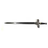 Decorative fantasy sword, 38" overall length