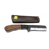 Custom stainless steel knife with embossed