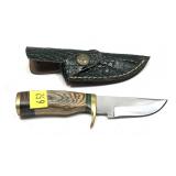 Custom stainless steel knife with embossed