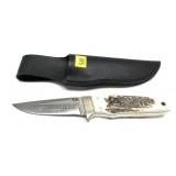 Italian stag handle knife "Just Another Day in