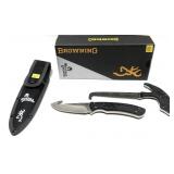 Browning Whitetails Unlimited gut hook knife and