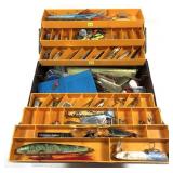 Fenwick 5.6 tackle box with contents includes