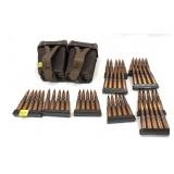Lot, 7.62x54R cartridges, 50 Rds. in stripper