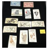 Lot: Bow and Muzzleloading stamps and 3 U.S.