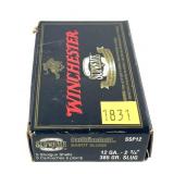 Box of 12 Ga. 2.75" Winchester sabot slugs,