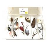 Lot, 10 assorted lures includes Pflueger, Red