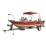 16ï¿½ Tracker Pro Deep V-16 Fishing Boat,