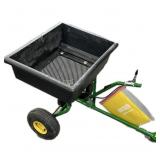 John Deere Tow Behind Spreader with manual