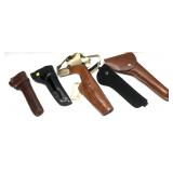 Lot: 5- Assorted Holsters includes C&B Army 44