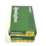 x2- Boxes of 12 Ga. 2.75" Remington rifled slugs,