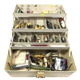 Plano 6303 tackle box with contents includes