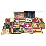 Lot: U.S and Foreign Flag Patches