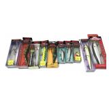 Lot: 10 Assorted Rapala & Berkley Lures, new