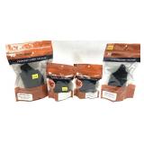 Lot, 4 Rounded holsters includes Ruger LCP,