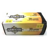 Box of .30 Cal. Carbine 110-grain FMJ Armscor