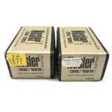 x2- Boxes of .38 (.357) 125-grain Nosler HP