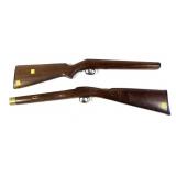 Lot: 2-Wooden Stocks