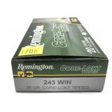 Box of .243 WIN 95-grain Core-Lokt tipped