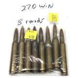 Bag of .270 WIN., 8 Rds.