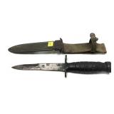U.S. knife/bayonet with scabbard