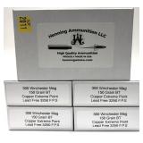 x5- Boxes of .300 WIN. Mag. 150-grain BT copper