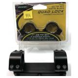 Lot: Weaver Quad Lock .22 Tip Off 1" Scope Rings