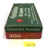 Vintage box of .300 Savage 150-grain bronze point
