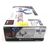 Box of .30-30 WIN 150-grain SP FN Federal