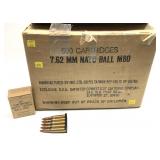 460 Rounds of 7.62mm NATO Ball M80 cartridges