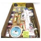 Lot, assorted new lures, hooks and spinners