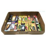 Lot, assorted new lures in packages, includes