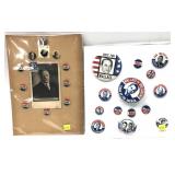 Lot: Collection of Political Buttons includes